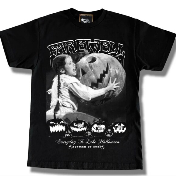 FAREWELL DIVISION Everyday is Like Halloween T-Shirt Wednesday Pumpkin Tee XL - Picture 1 of 9